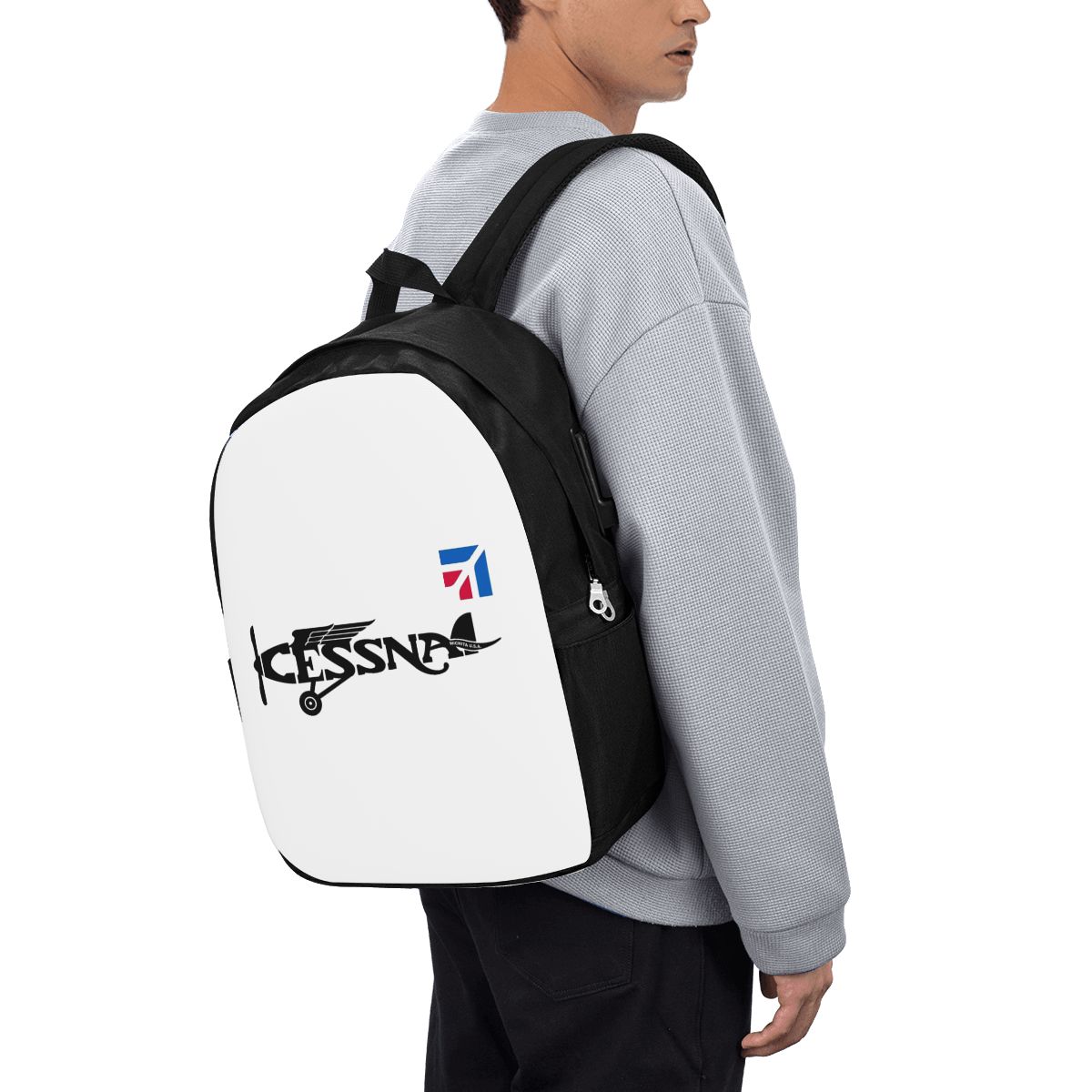 Cessna Logo Backpack Travel No - Backpacks review and price