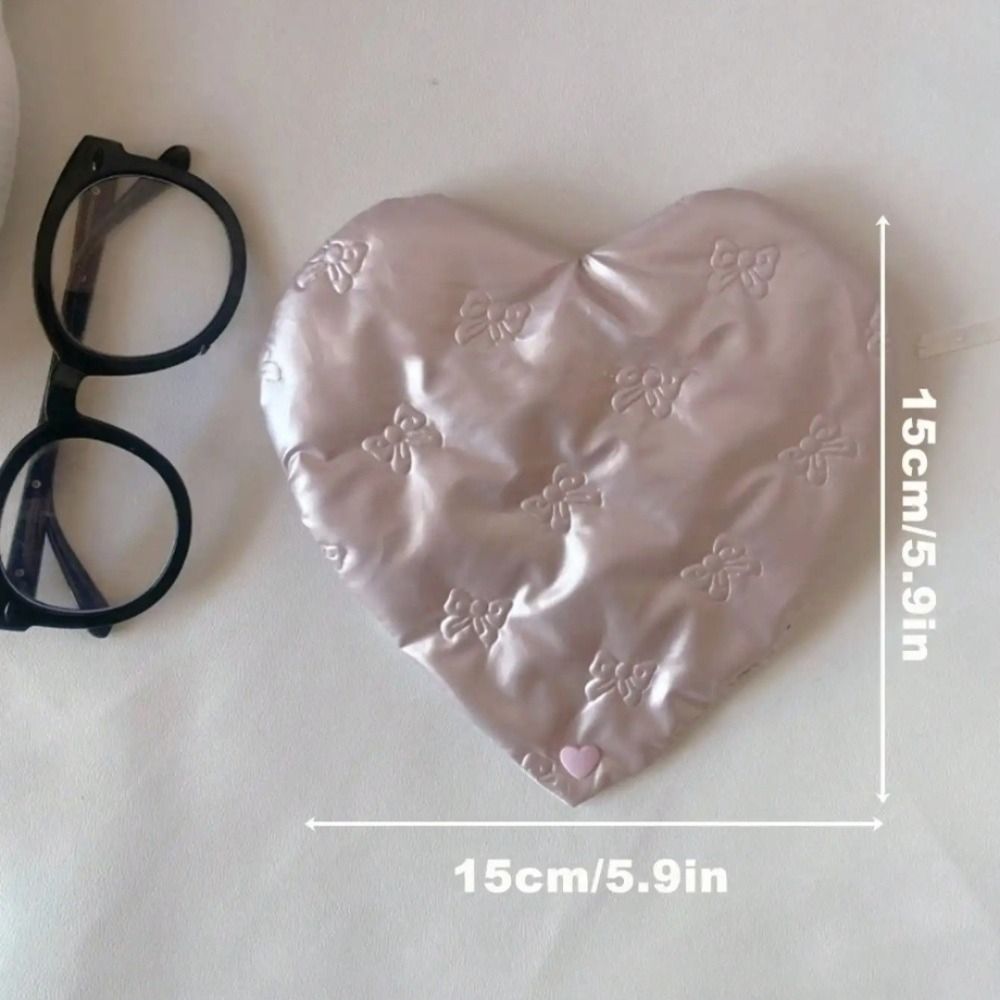 New Bow Embossed Glasses Bag P - Cosmetic Bags review and price