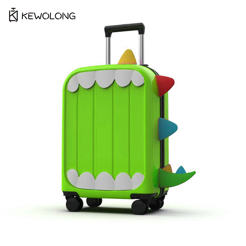 3D Cartoon Dinosaur Kids Lugga - Spinner Wheel Rolling Suitcase 20 Inch review and price