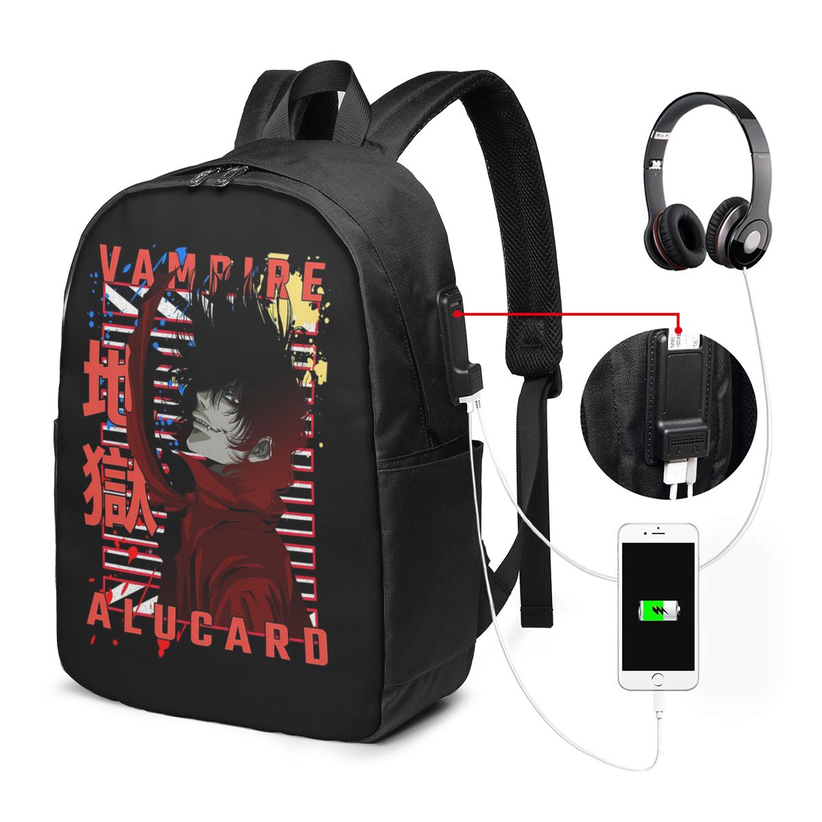 Alucard Hellsing Manga Backpac - Backpacks review and price