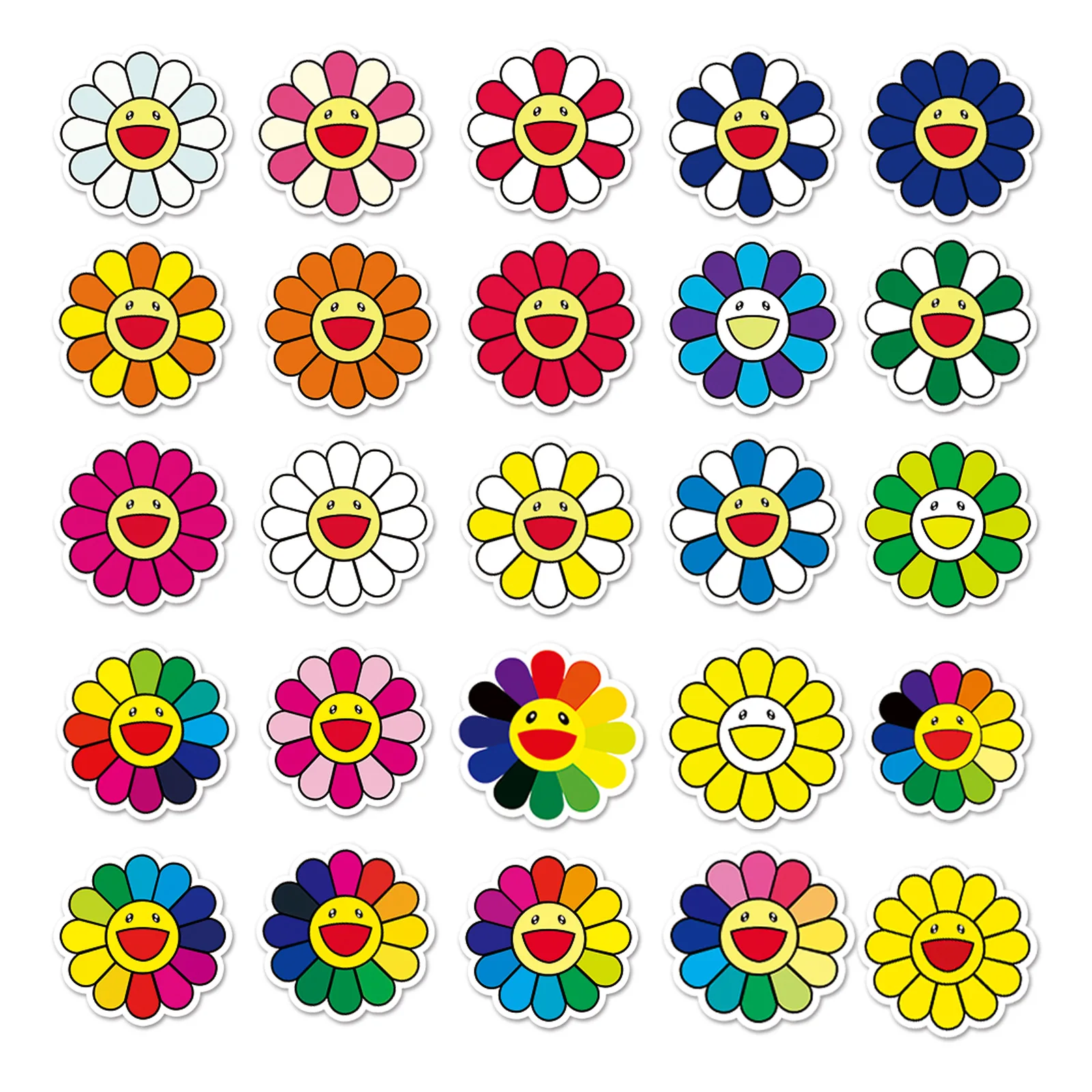 50pcs Cute Sun Flower Color Gr - Luggage review and price