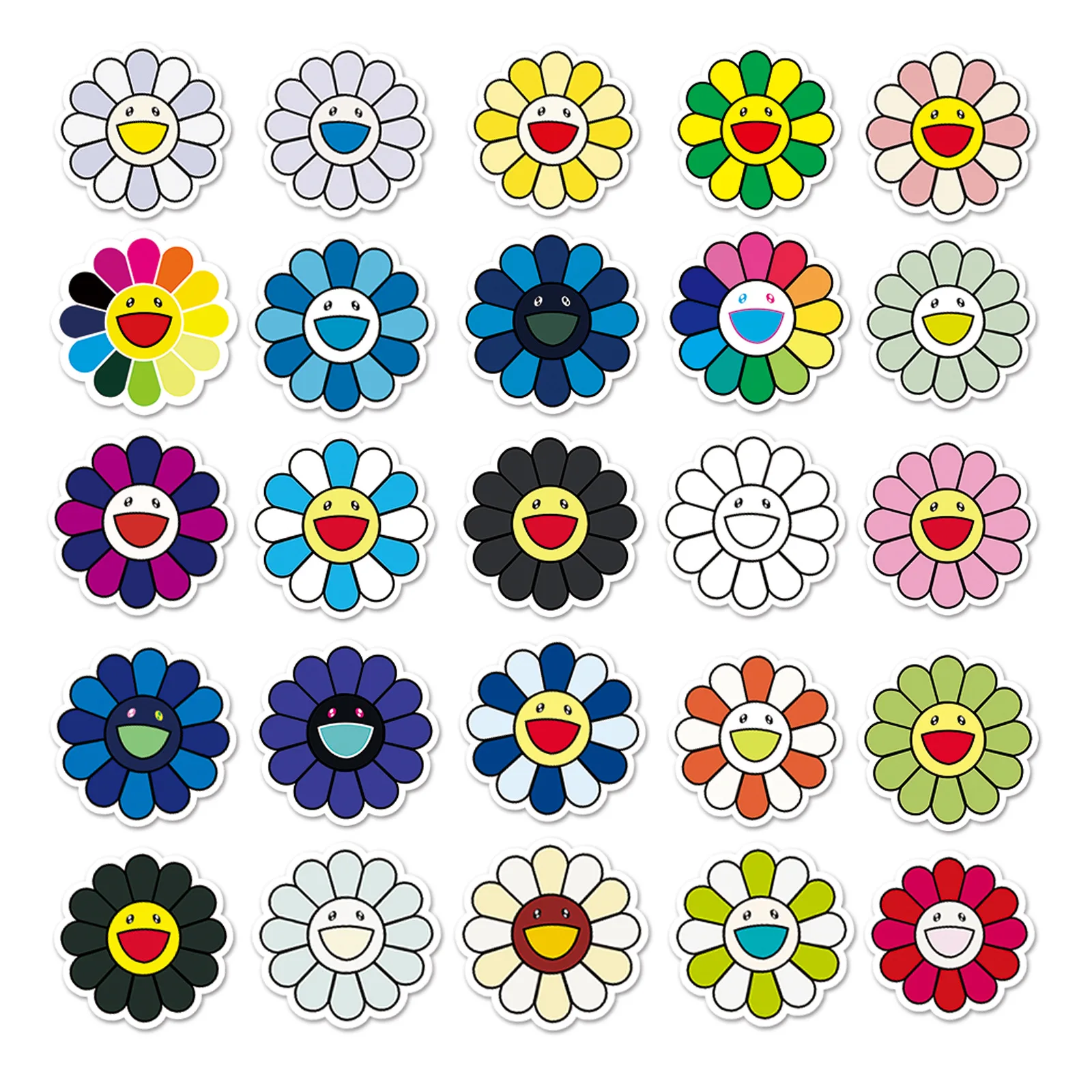 50pcs Cute Sun Flower Color Gr - Luggage review and price
