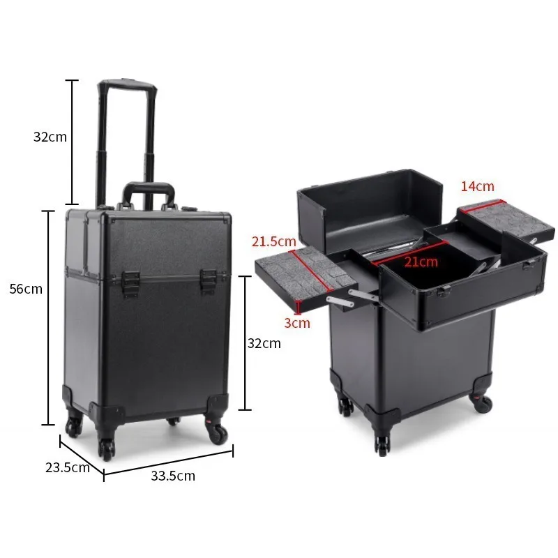 Rolling Cosmetic Luggage Organ - Luggage review and price