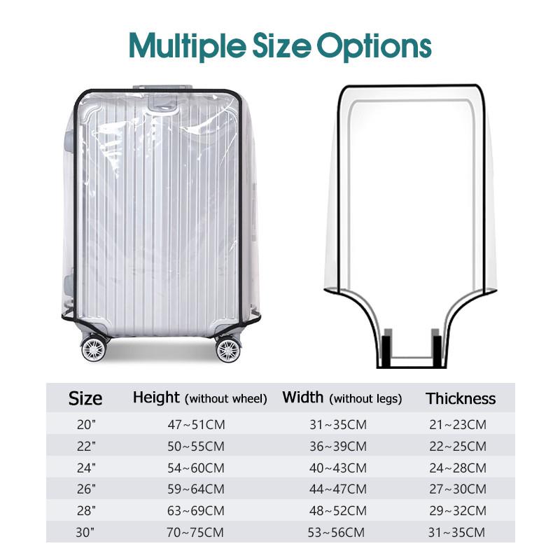 Waterproof Transparent Luggage - Luggage Protective Cover Transparent review and price