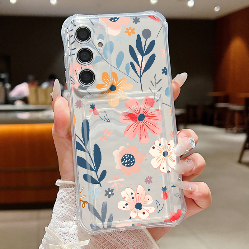 Colorful Flower Wallet Case Fo - Wallets review and price