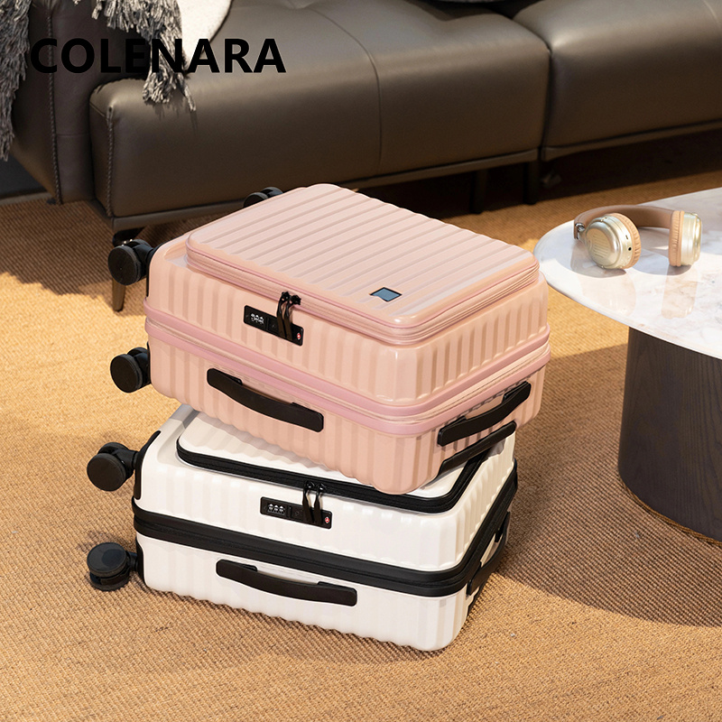 COLENARA Cabin Suitcase Front  - Front Opening Laptop Luggage 24 Inch review and price
