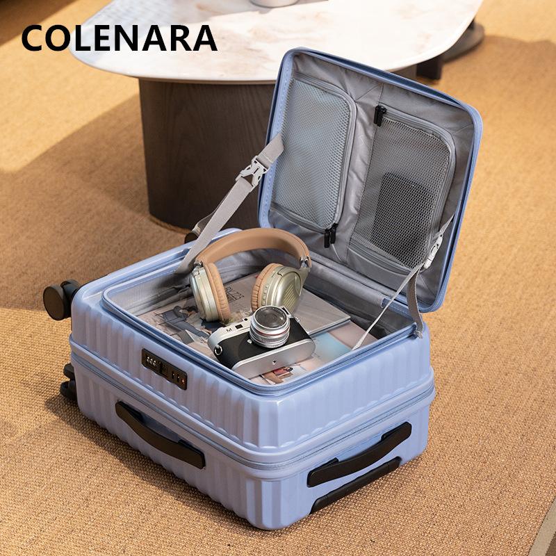 COLENARA Cabin Suitcase Front  - Front Opening Laptop Luggage 24 Inch review and price