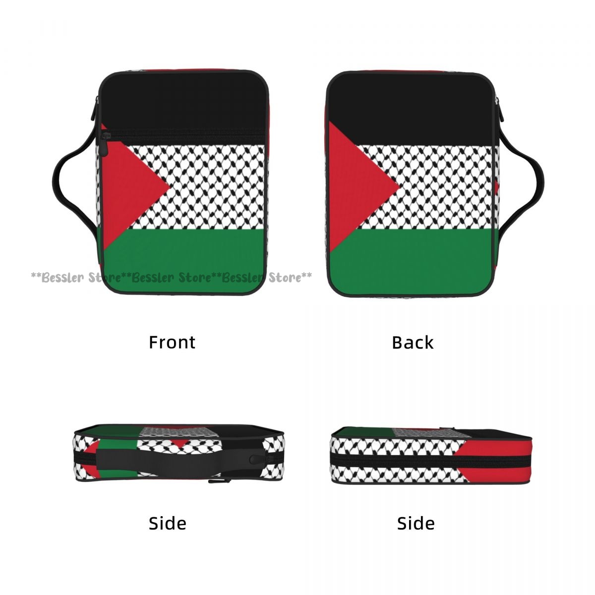 Palestine Flag Bible Bag Zippe - Handbags review and price